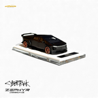 Error404 Tesla Cybertruck Custom Widebody Lowered - Matte Gray 1:64