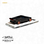 Error404 Tesla Cybertruck Custom Widebody Lowered - Matte Gray 1:64