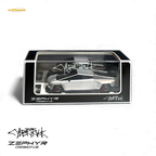 Error404 Tesla Cybertruck Custom Widebody Lowered - Silver 1:64