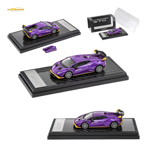 (Pre-Order) LCD Lamborghini Huracan STO - Purple 1:64