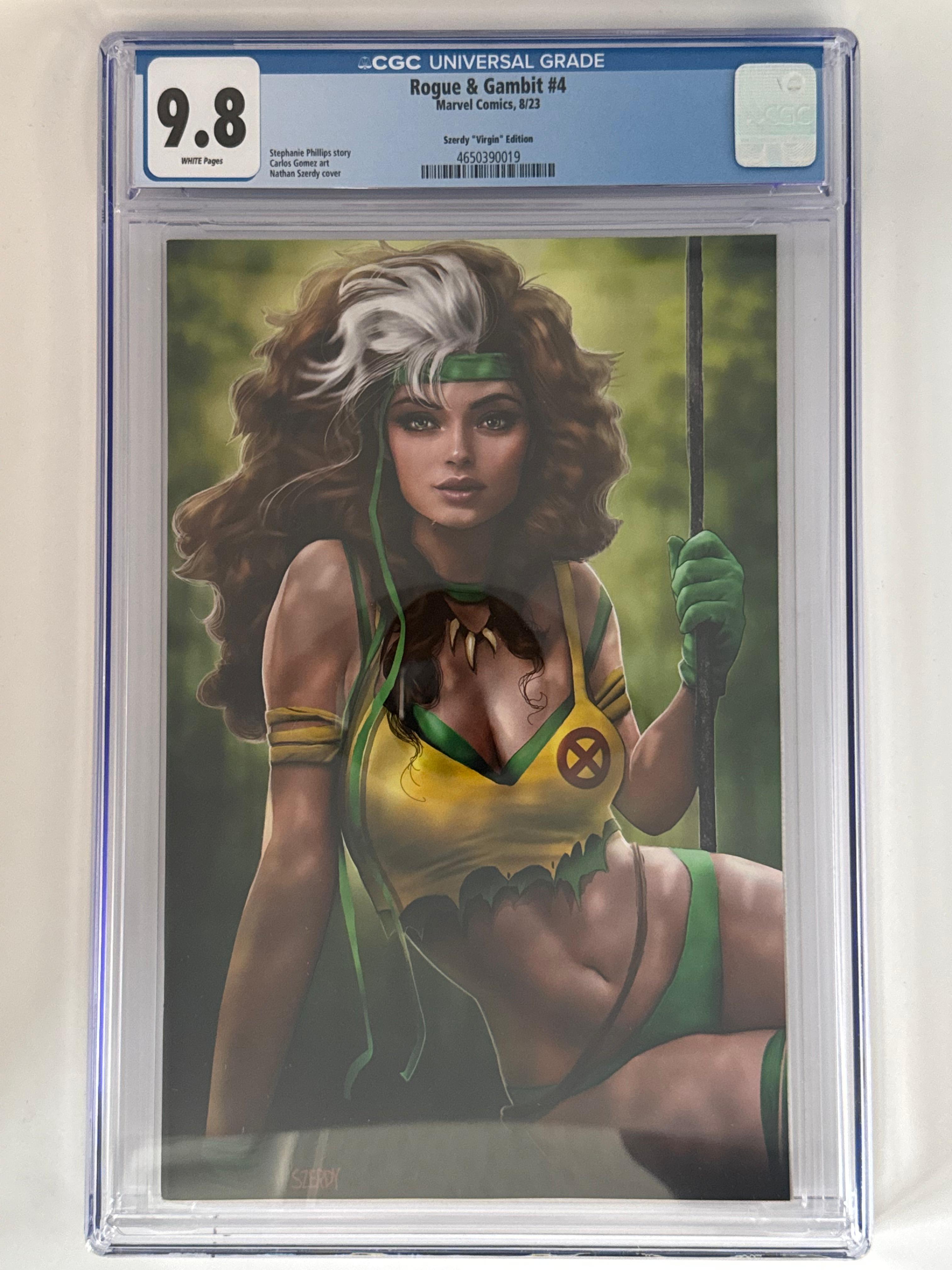 Rogue & Gambit #4 CGC 9.8 Blue Label Szerdy Exclusive Var Main image
