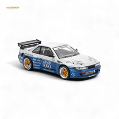 (Pre-Order) poprace PANDEM SILVIA S13 MOONTECH - BLUE 1/64 - Collectors World Toys