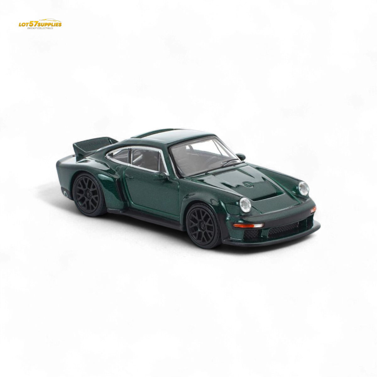 (Pre-Order) poprace SINGER DLS TURBO (ROAD) - GREEN 1/64 - Collectors World Toys