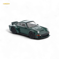 (Pre-Order) poprace SINGER DLS TURBO (ROAD) - GREEN 1/64 - Collectors World Toys