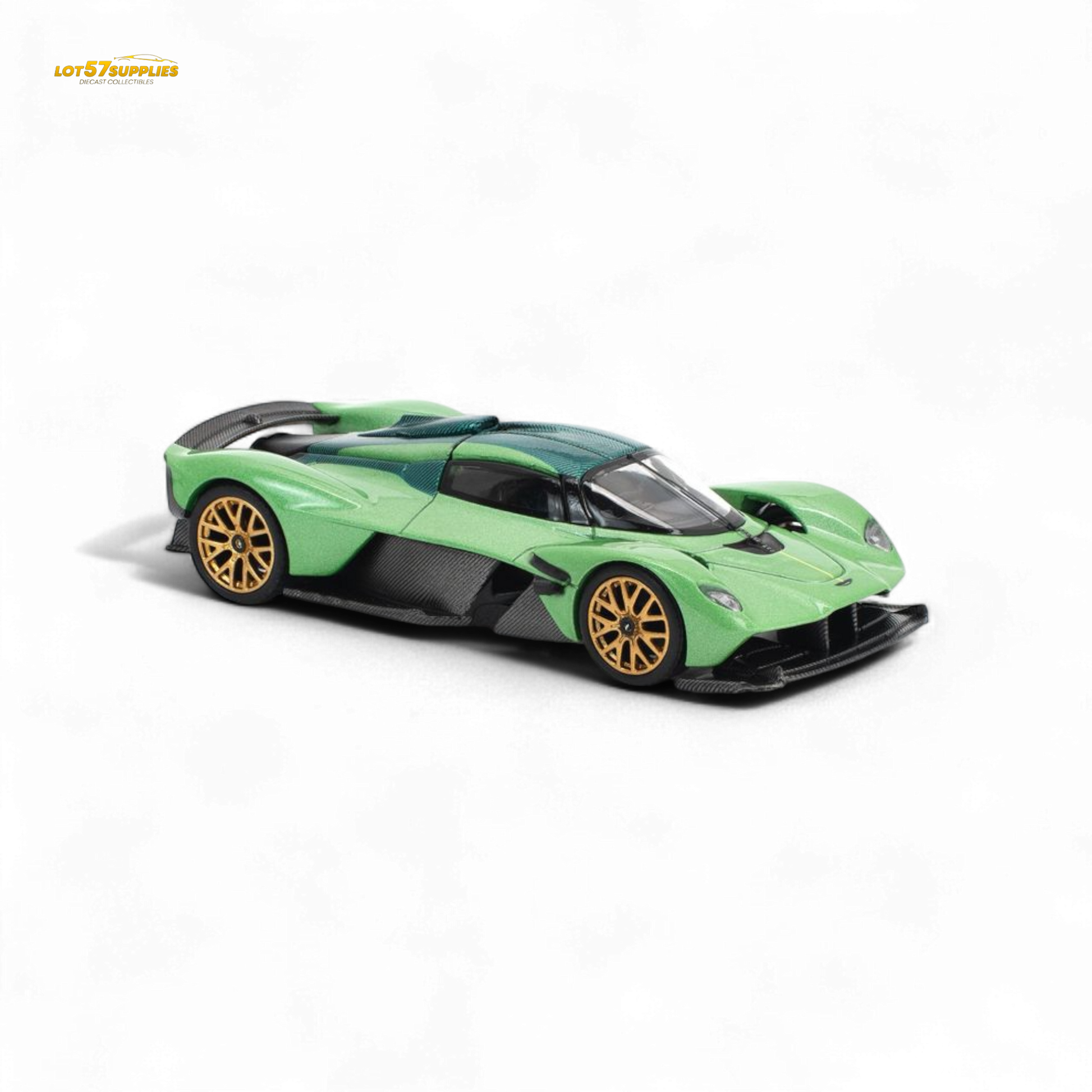 (Pre-Order) poprace ASTON MARTIN VALKYRIE - IRIDESCENT EMERALD 1/64