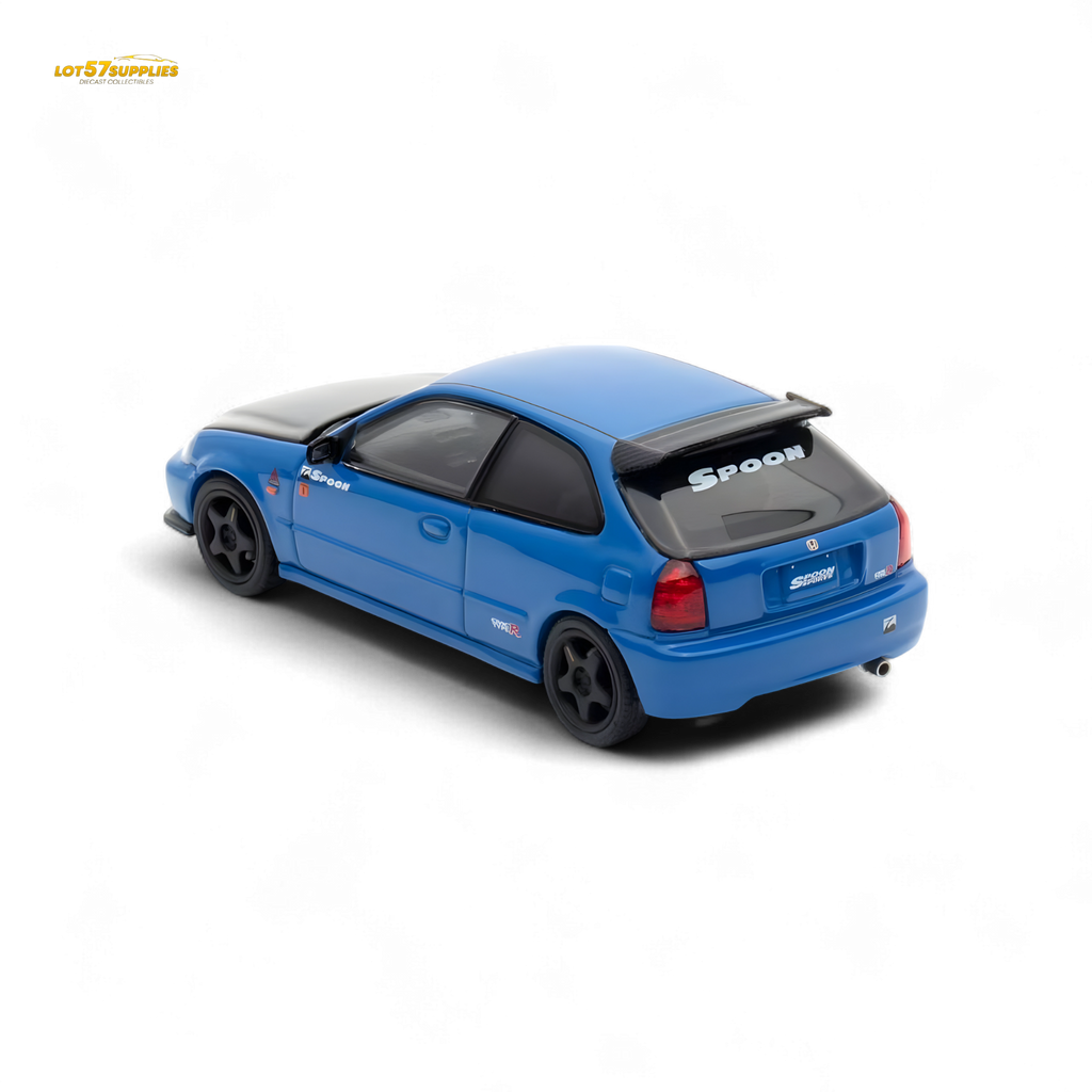 Motorhelix Honda Civic EK9 Malaysia Limited Edition - Blue 1:64 - Collectors World Toys
