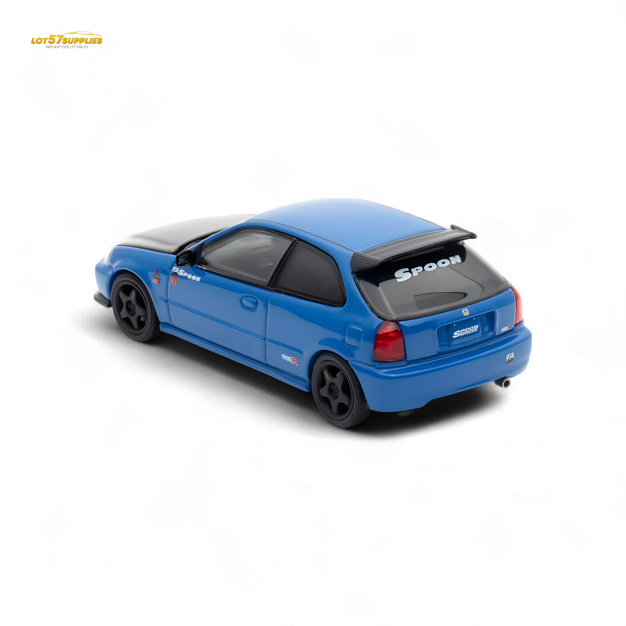 Motorhelix Honda Civic EK9 Malaysia Limited Edition - Blue 1:64 - Collectors World Toys