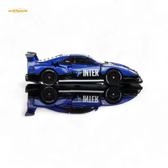 (Pre-Order) Demon King Auto F40 LB-Works Wide-Body Gull Wing Gate Modified - Inter Milan Livery 1:64