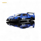 (Pre-Order) Demon King Auto F40 LB-Works Wide-Body Gull Wing Gate Modified - Inter Milan Livery 1:64 - Collectors World Toys