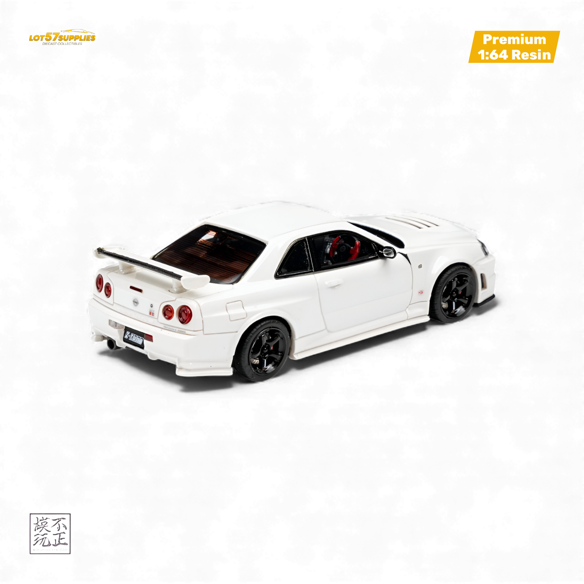 Car's Lounge Skyline GT-R R34 NISMO Z-TUNE - Pearl White 1:64