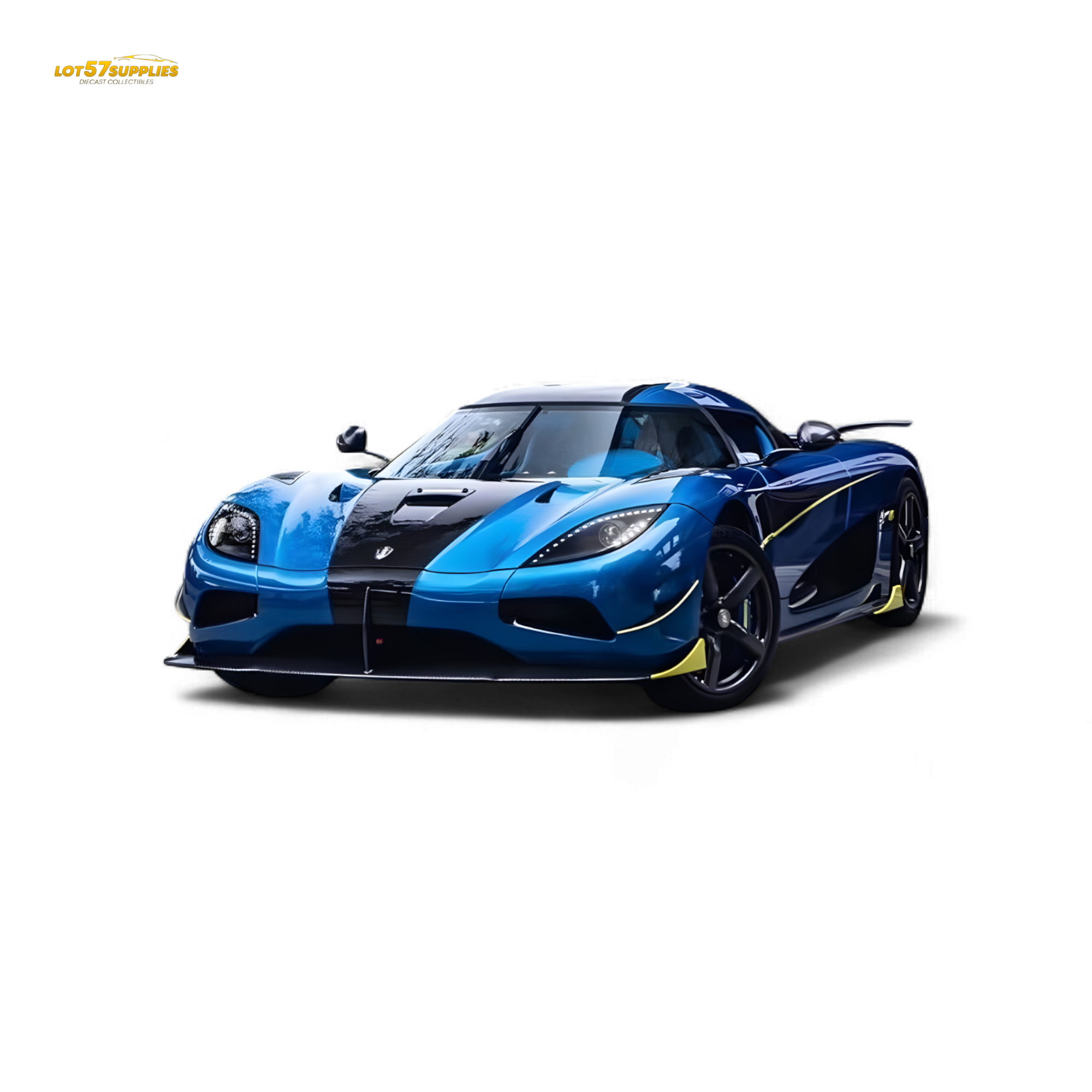 (Pre-Order) Guo Ji Agera RS - Blue Full Carbon 1/64 - Collectors World Toys