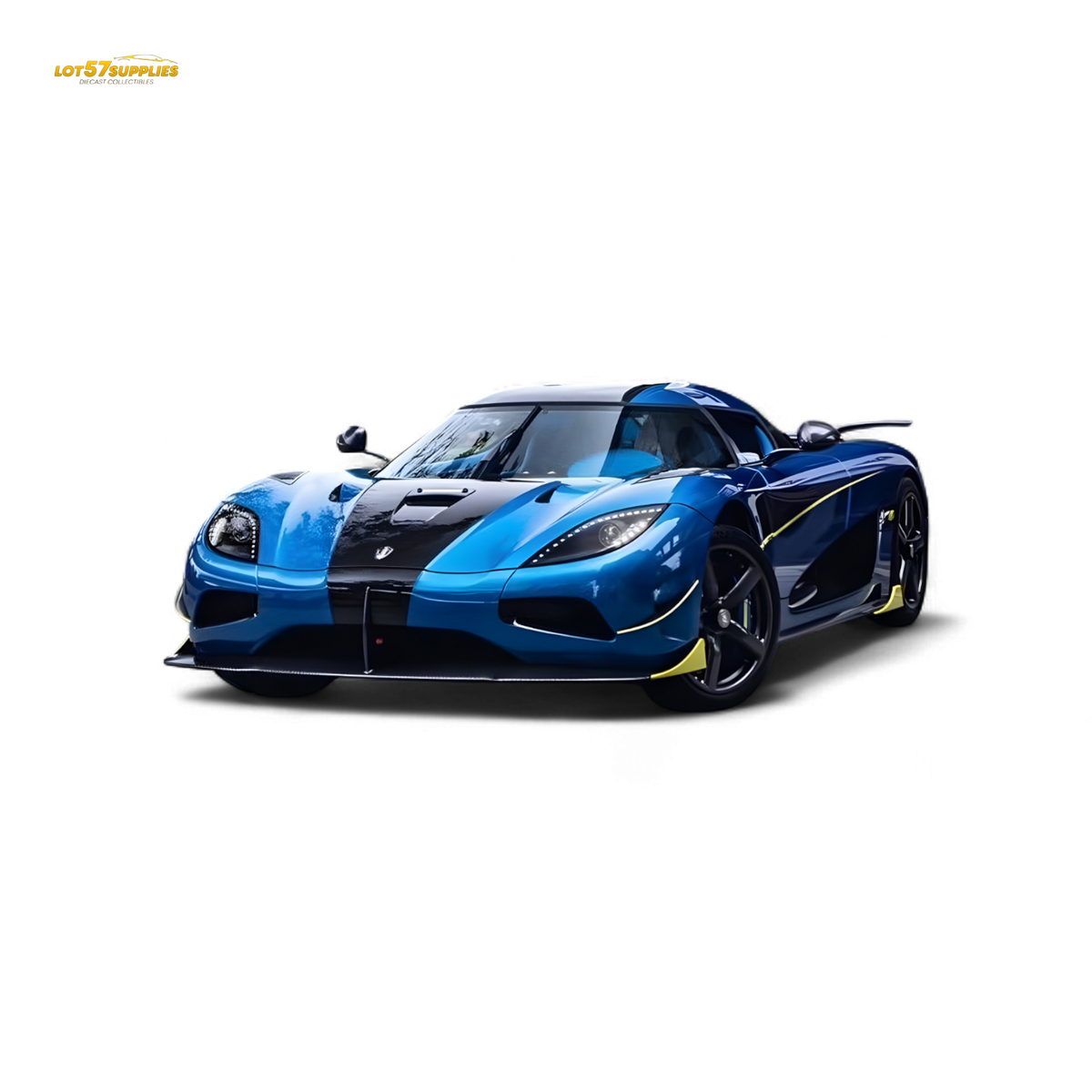 (Pre-Order) Guo Ji Agera RS - Blue Full Carbon 1/64 - Collectors World Toys