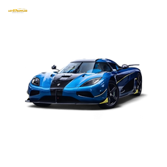 (Pre-Order) Guo Ji Agera RS - Blue Full Carbon 1/64 - Collectors World Toys