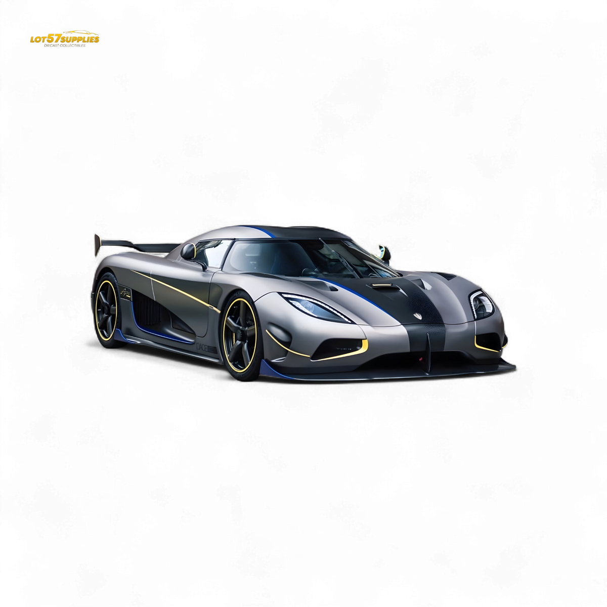 (Pre-Order) Guo Ji Agera RS - Matte Silver Gray 1/64 - Collectors World Toys