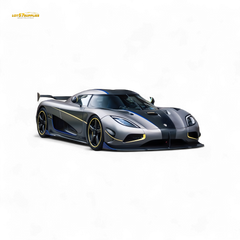 (Pre-Order) Guo Ji Agera RS - Matte Silver Gray 1/64 - Collectors World Toys