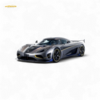(Pre-Order) Guo Ji Agera RS - Matte Silver Gray 1/64