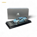 Rotating Wheel Rowen Aventador S - Ice Blue 1/64