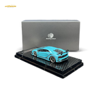 Rotating Wheel Rowen Aventador S - Pearl Blue 1/64