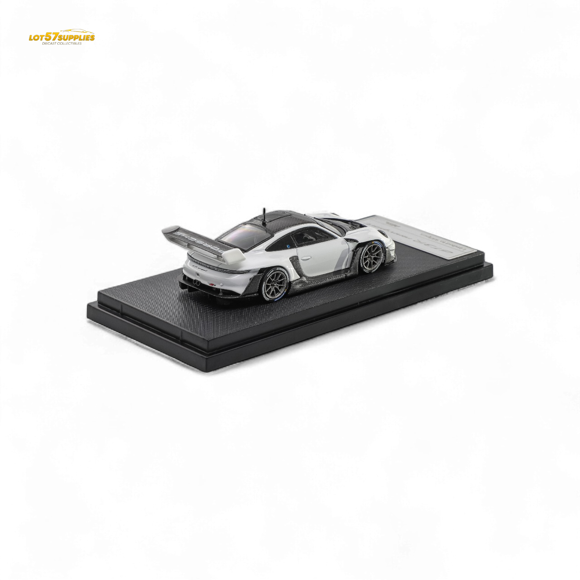 (Pre-Order) HKM 911 (992) GT3 R Rennsport - White/Carbon Hood 1:64