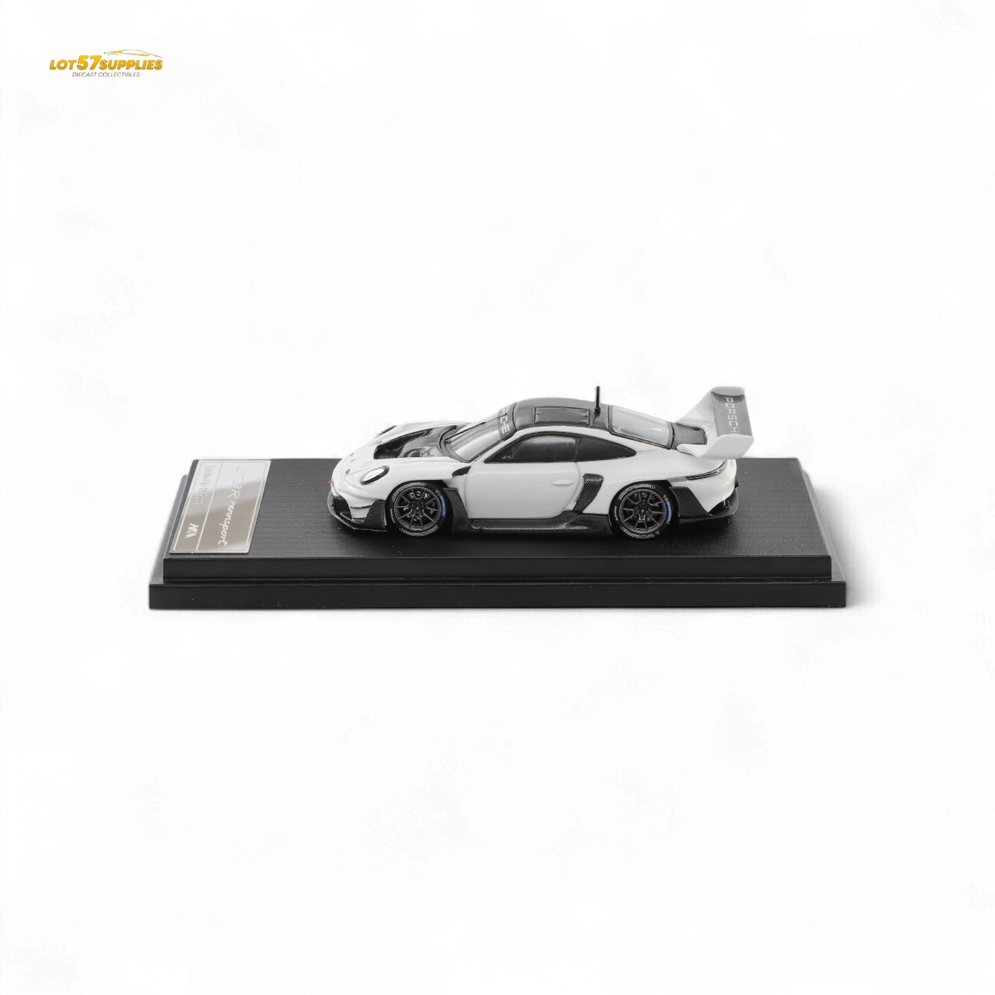 (Pre-Order) HKM 911 (992) GT3 R Rennsport - White/Carbon Hood 1:64