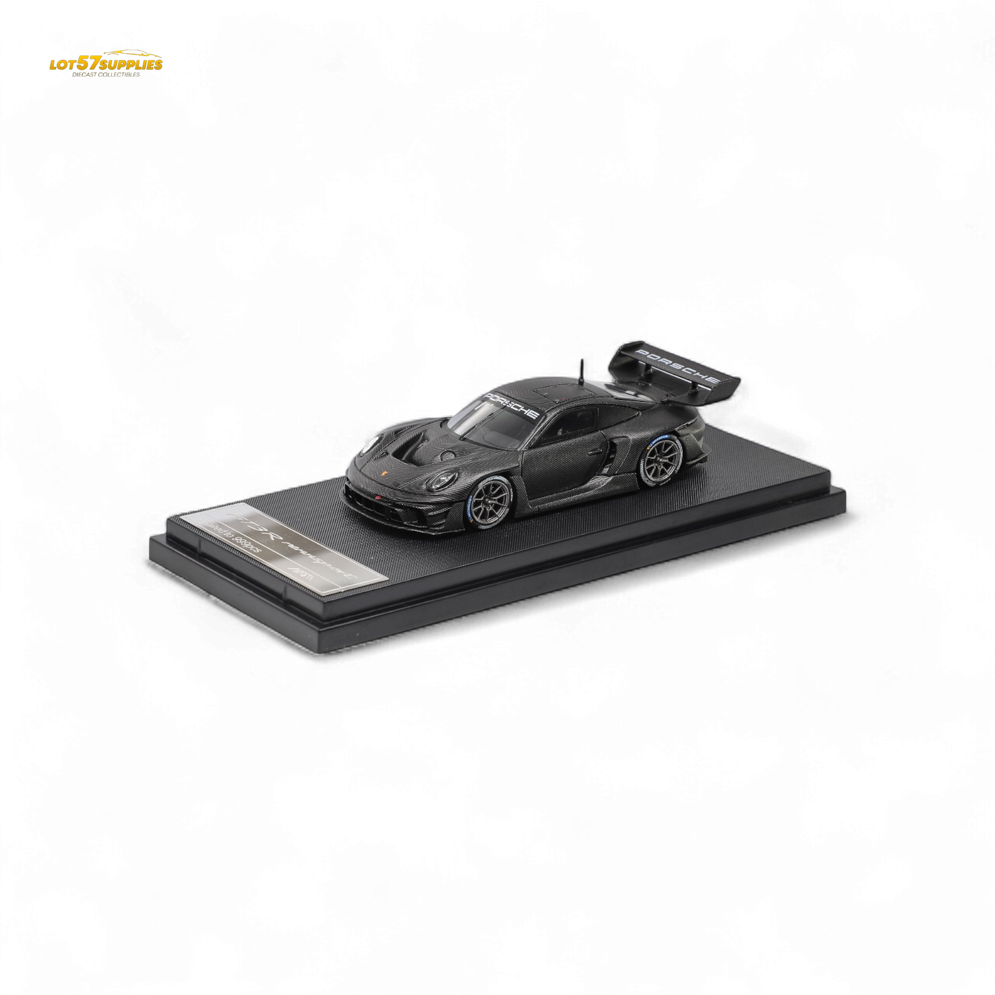 (Pre-Order) HKM 911 (992) GT3 R Rennsport - Full Carbon Black 1:64