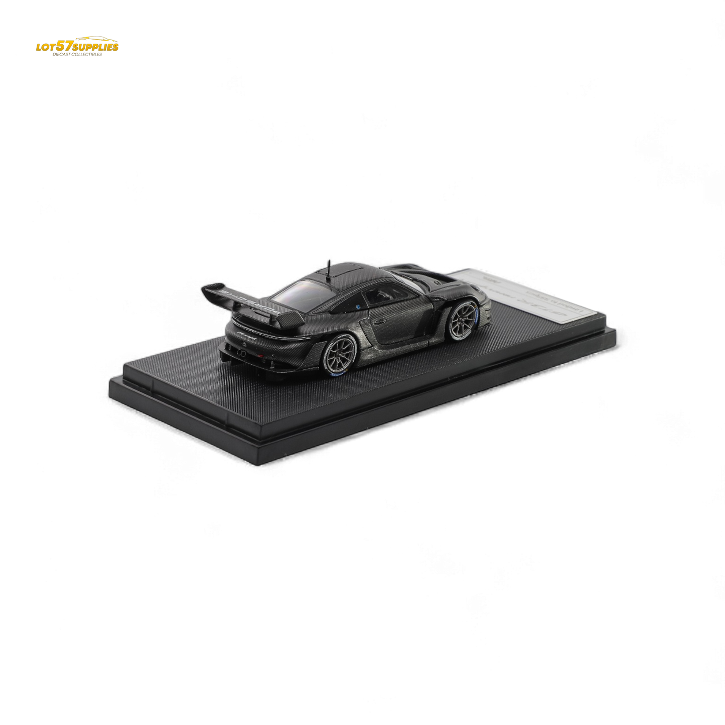 (Pre-Order) HKM 911 (992) GT3 R Rennsport - Full Carbon Black 1:64