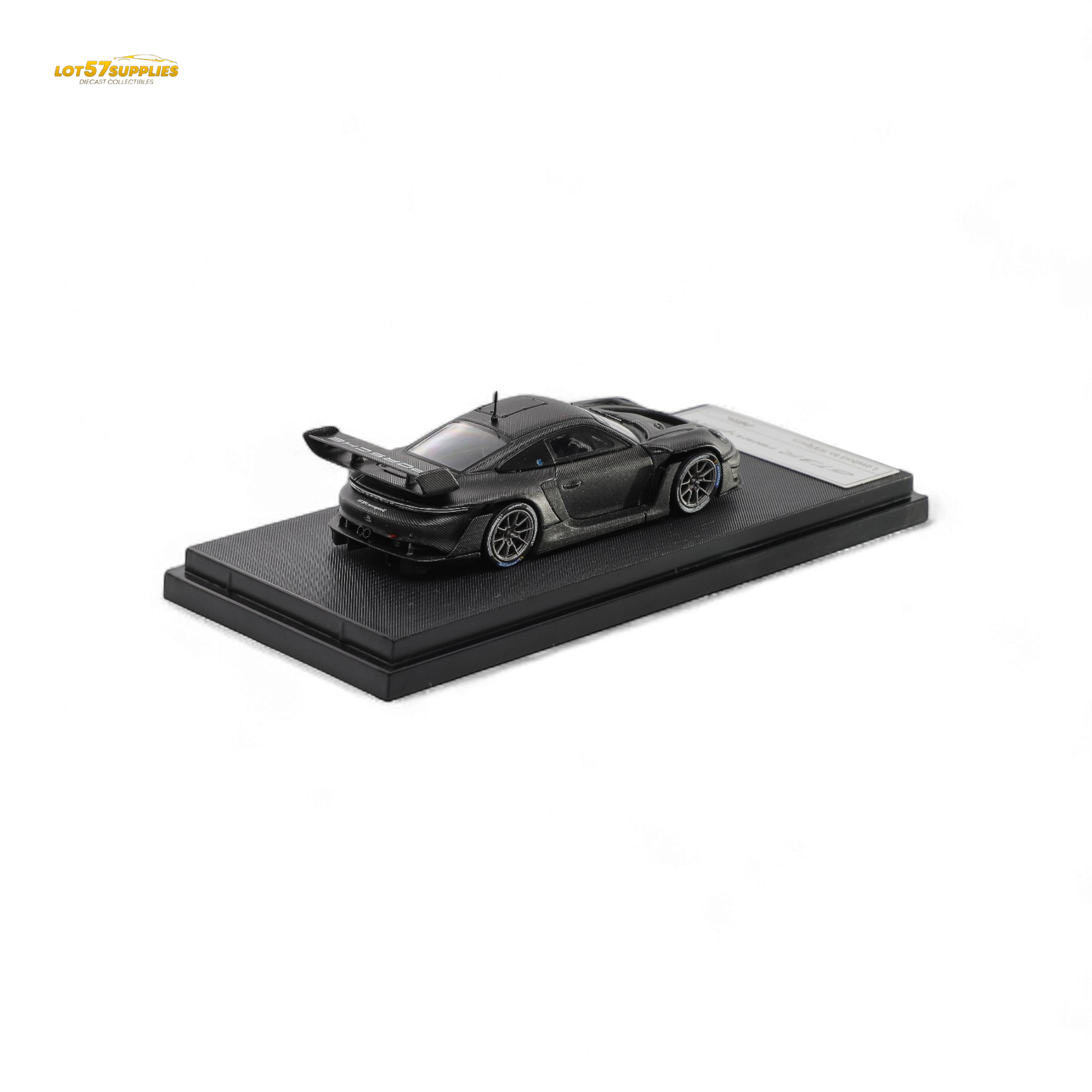 (Pre-Order) HKM 911 (992) GT3 R Rennsport - Full Carbon Black 1:64