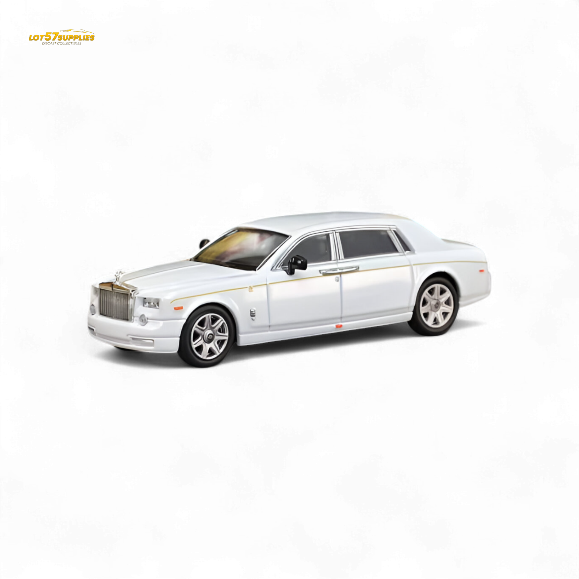 (Pre-Order) Street Weapon SW Rolls-Royce Phantom VII - White 1:64