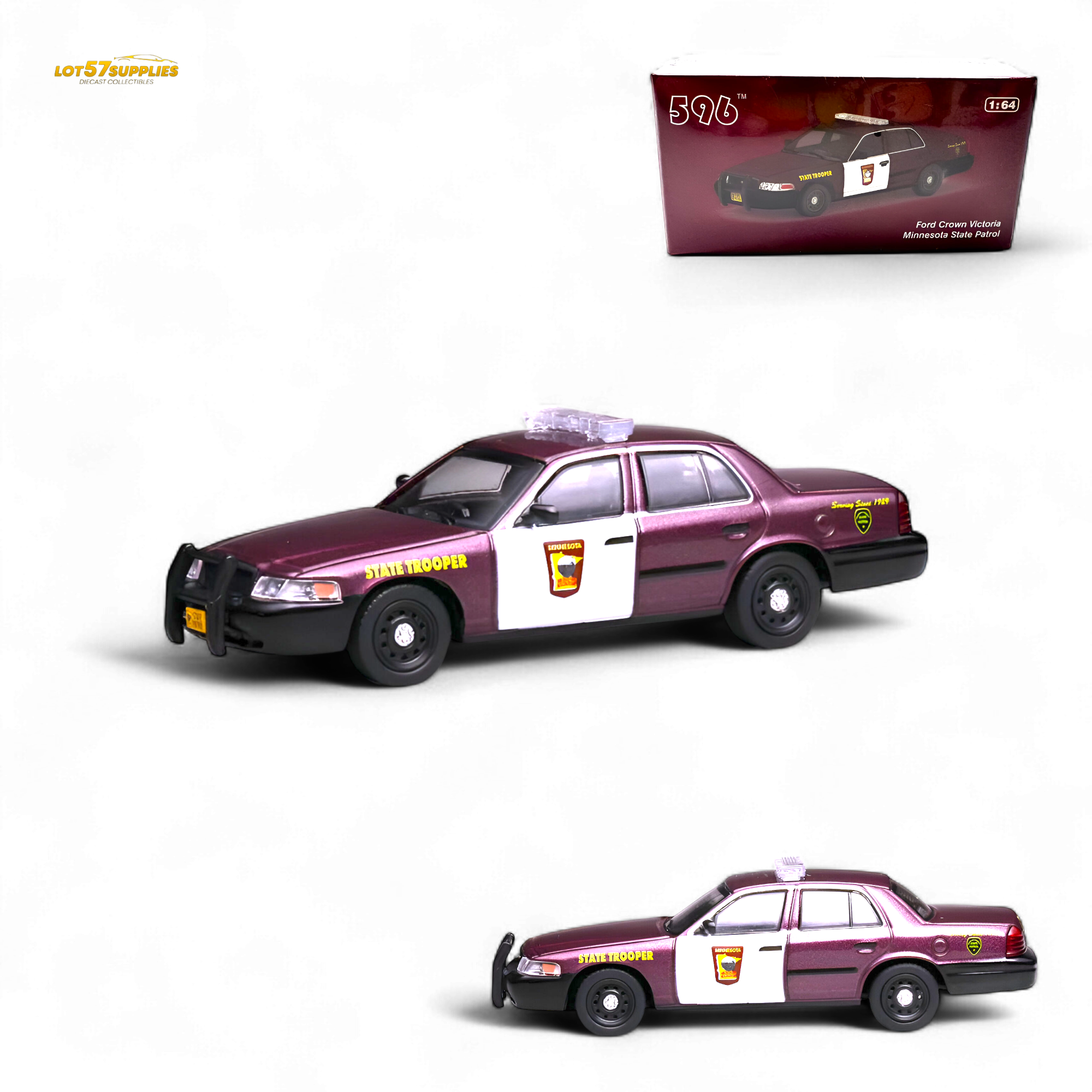 596 Crown Victoria - Minnesota State Patrol 1:64 Main image