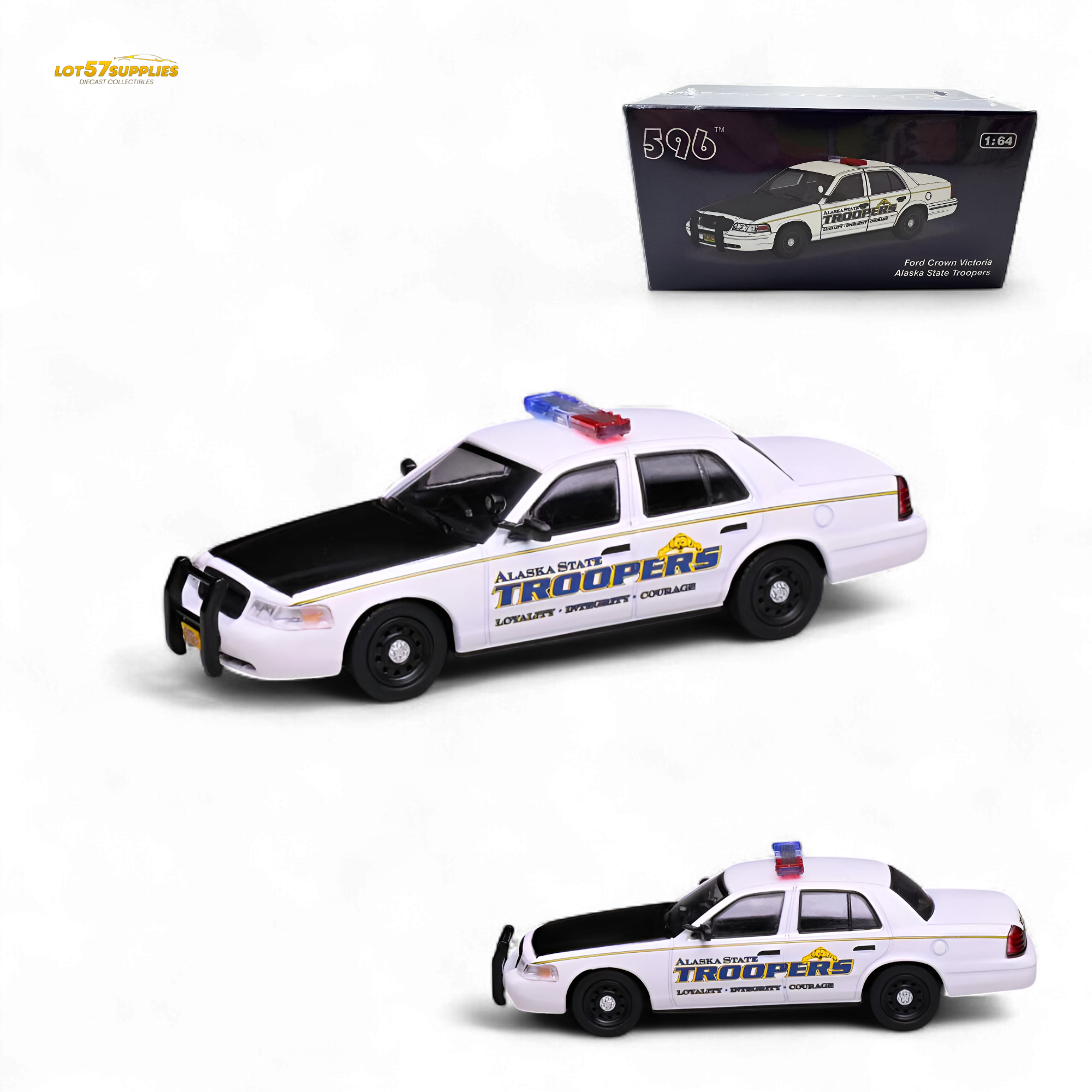 596 Ford Crown Victoria - Alaska State Troopers 1:64 Main image