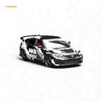 (Pre-Order) Motorhelix Civic Type R (FL5) - Black HKS 1:64