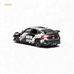 (Pre-Order) Motorhelix Civic Type R (FL5) - Black HKS 1:64