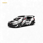 (Pre-Order) Motorhelix Civic Type R (FL5) - Black HKS 1:64