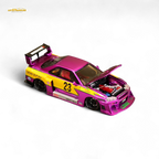 (Pre-Order) Street Weapon LBWK ER34 - Chromed Purple Special Edition - 1:64