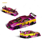 (Pre-Order) Street Weapon LBWK ER34 - Chromed Purple Special Edition - 1:64