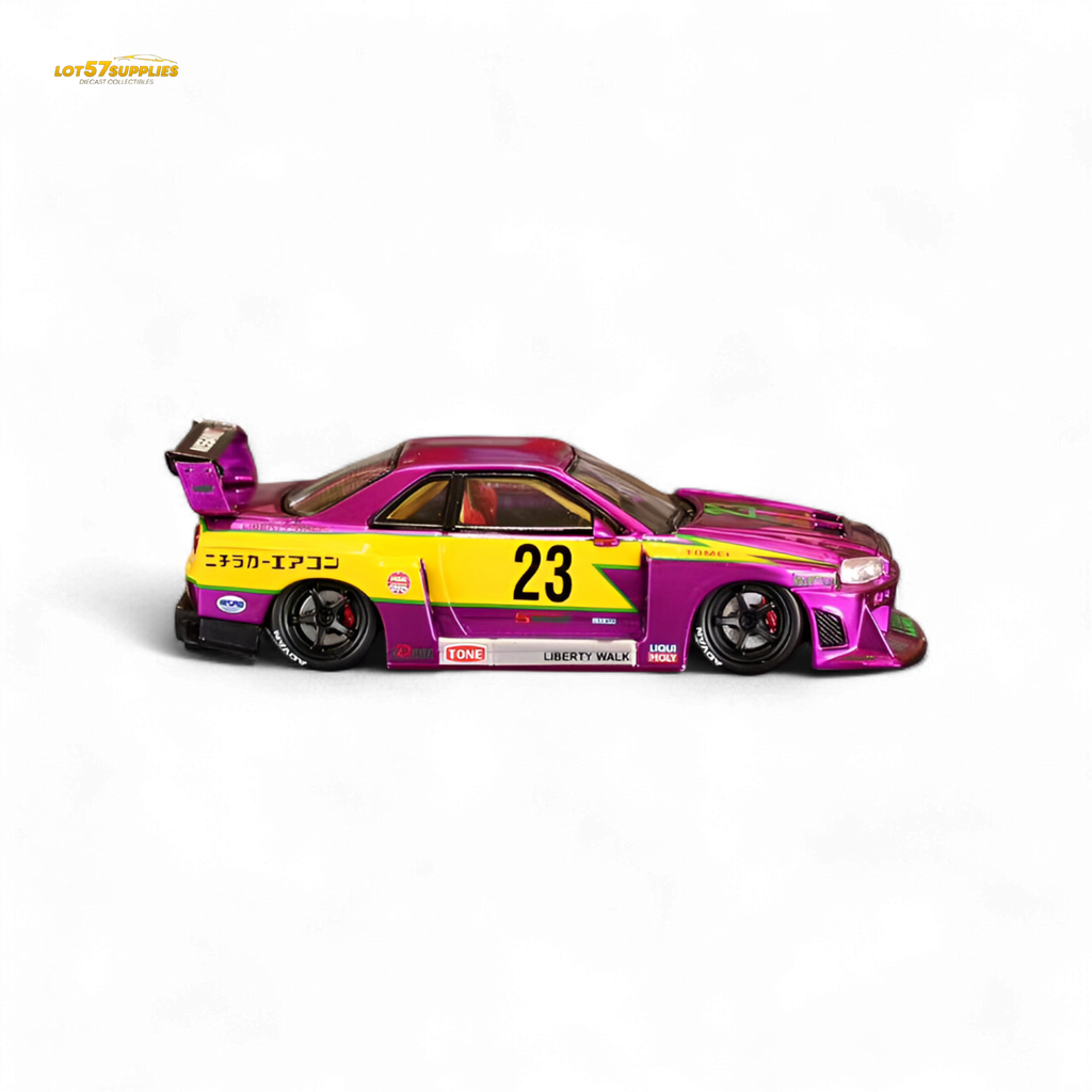(Pre-Order) Street Weapon LBWK ER34 - Chromed Purple Special Edition - 1:64