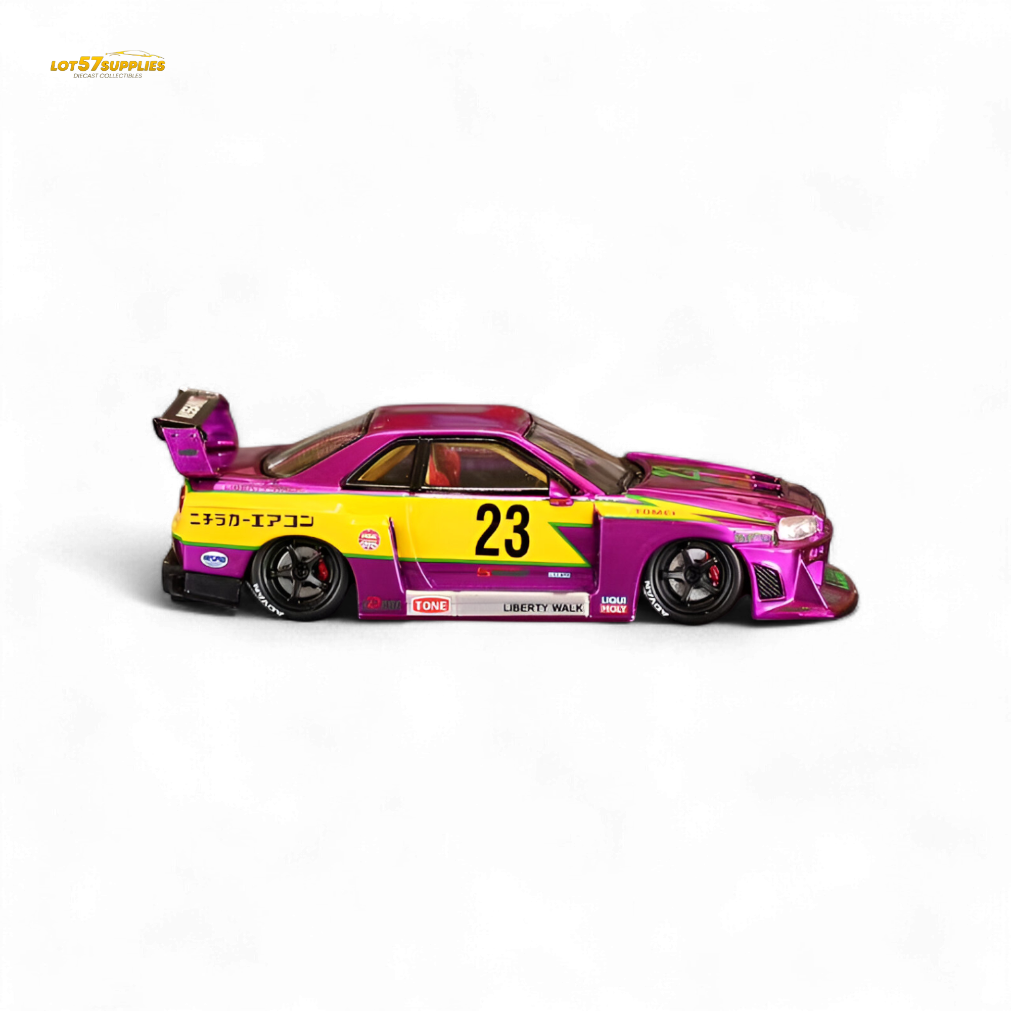(Pre-Order) Street Weapon LBWK ER34 - Chromed Purple Special Edition - 1:64
