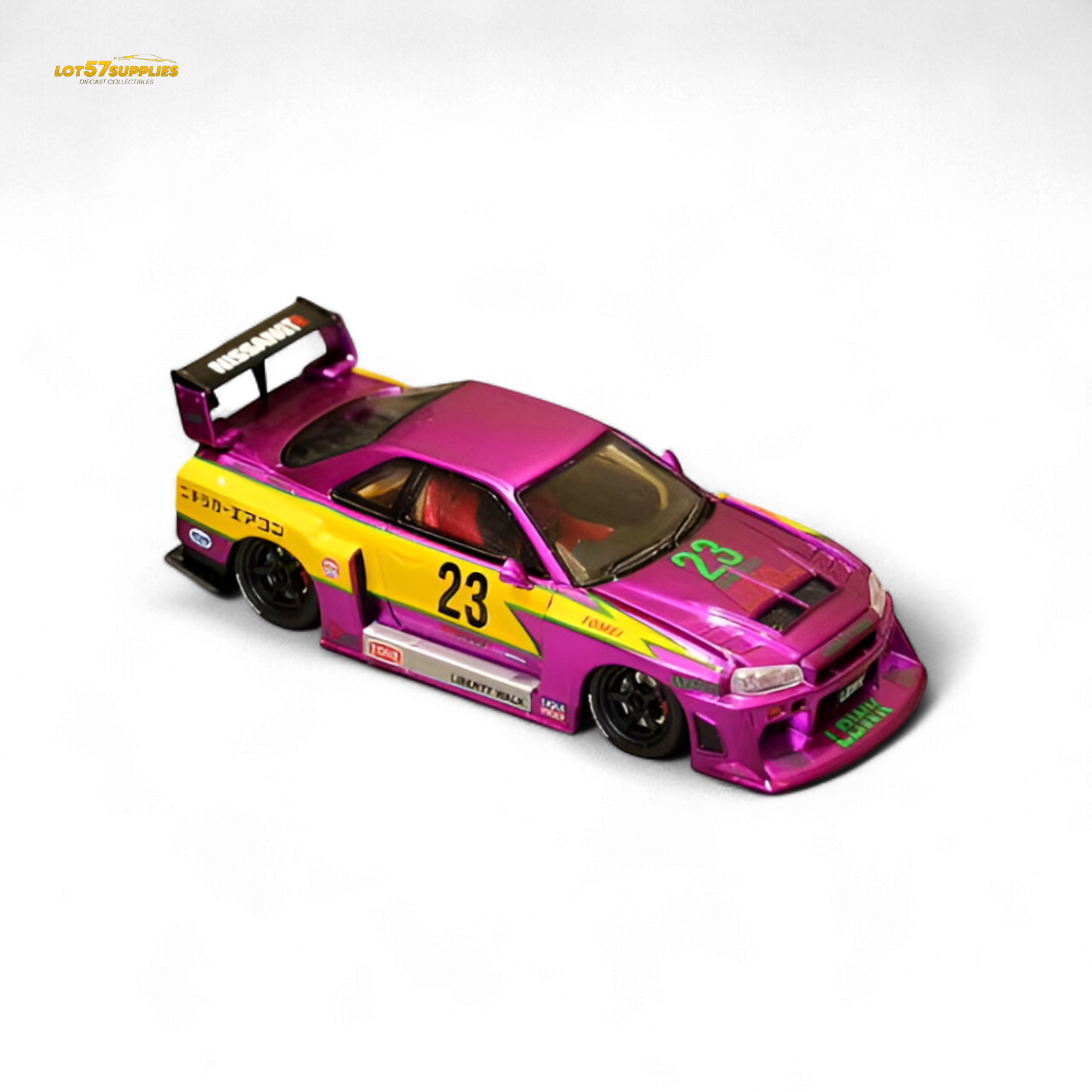 (Pre-Order) Street Weapon LBWK ER34 - Chromed Purple Special Edition - 1:64