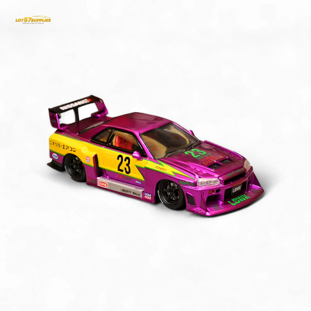 (Pre-Order) Street Weapon LBWK ER34 - Chromed Purple Special Edition - 1:64