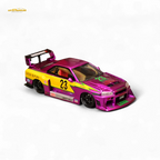 (Pre-Order) Street Weapon LBWK ER34 - Chromed Purple Special Edition - 1:64