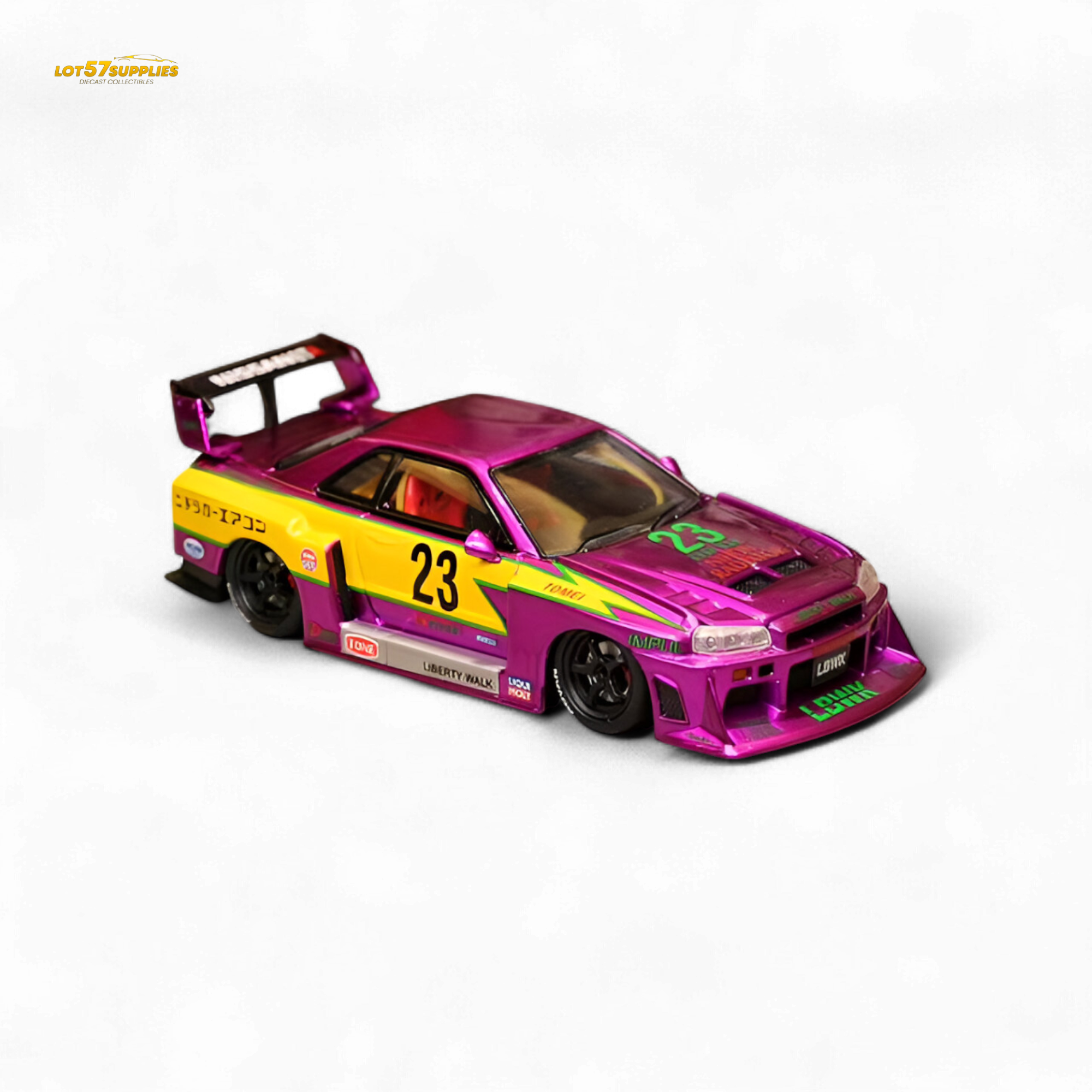 (Pre-Order) Street Weapon LBWK ER34 - Chromed Purple Special Edition - 1:64