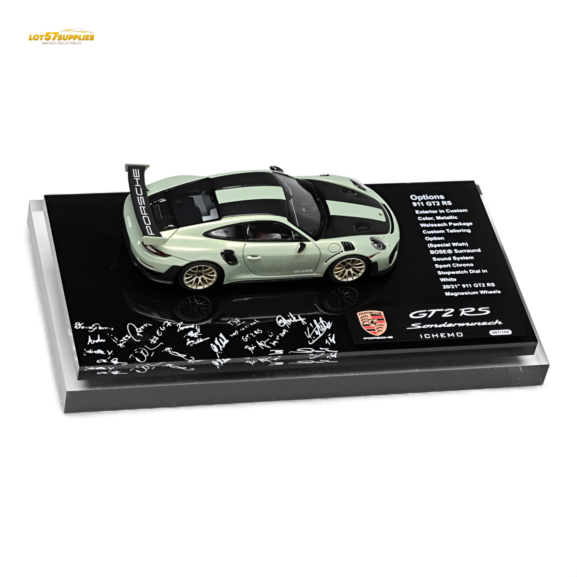(Pre-Order) DMH Porsche 911 GT2 RS - Urban Bamboo 1:64 Limited to 150 Pcs