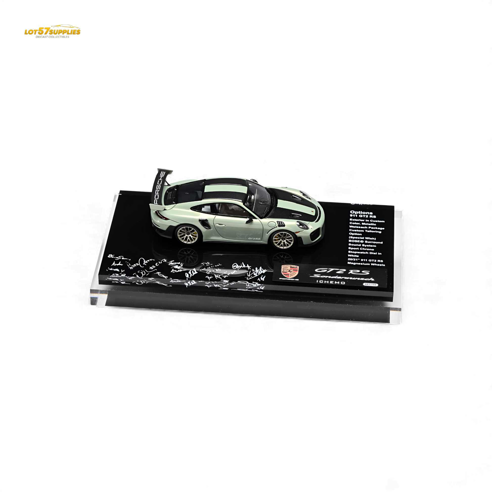 (Pre-Order) DMH Porsche 911 GT2 RS - Urban Bamboo 1:64 Limited to 150 Pcs