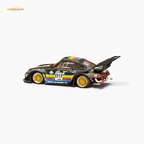 (Pre-Order) Street Weapon RWB 993 - Matte Black Apple Livery - High Tail 1:64