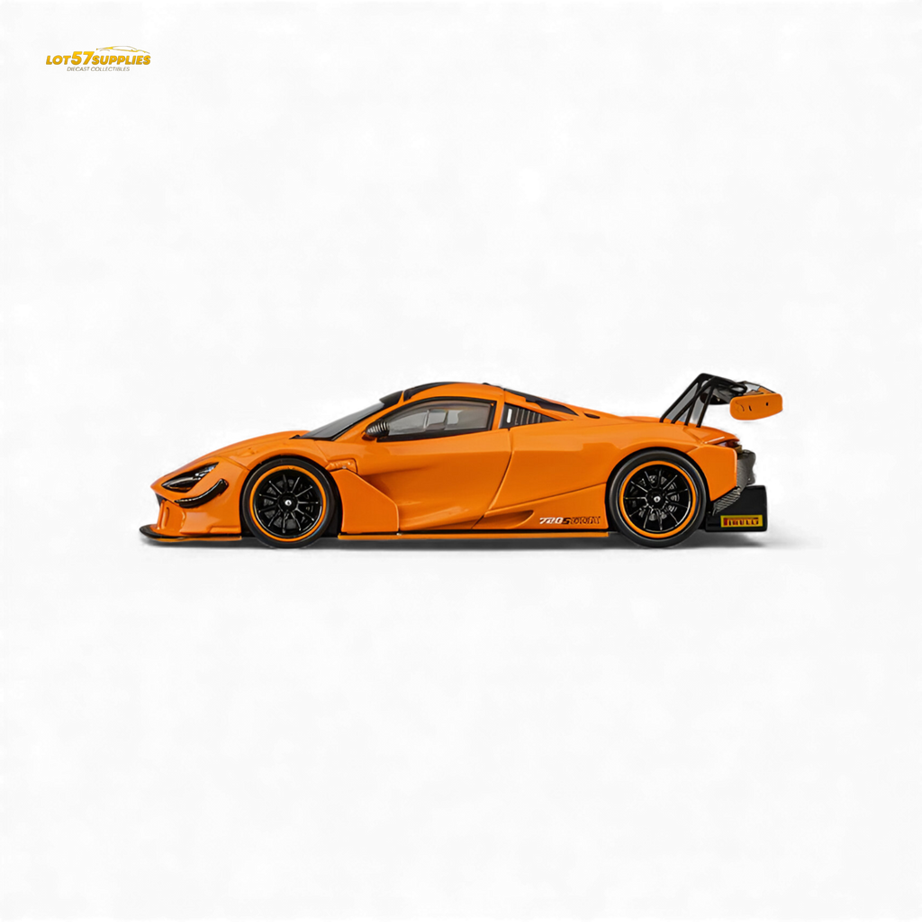 (Pre-Order) CM Model McLaren 720SGT3X - Papaya Orange 1:64