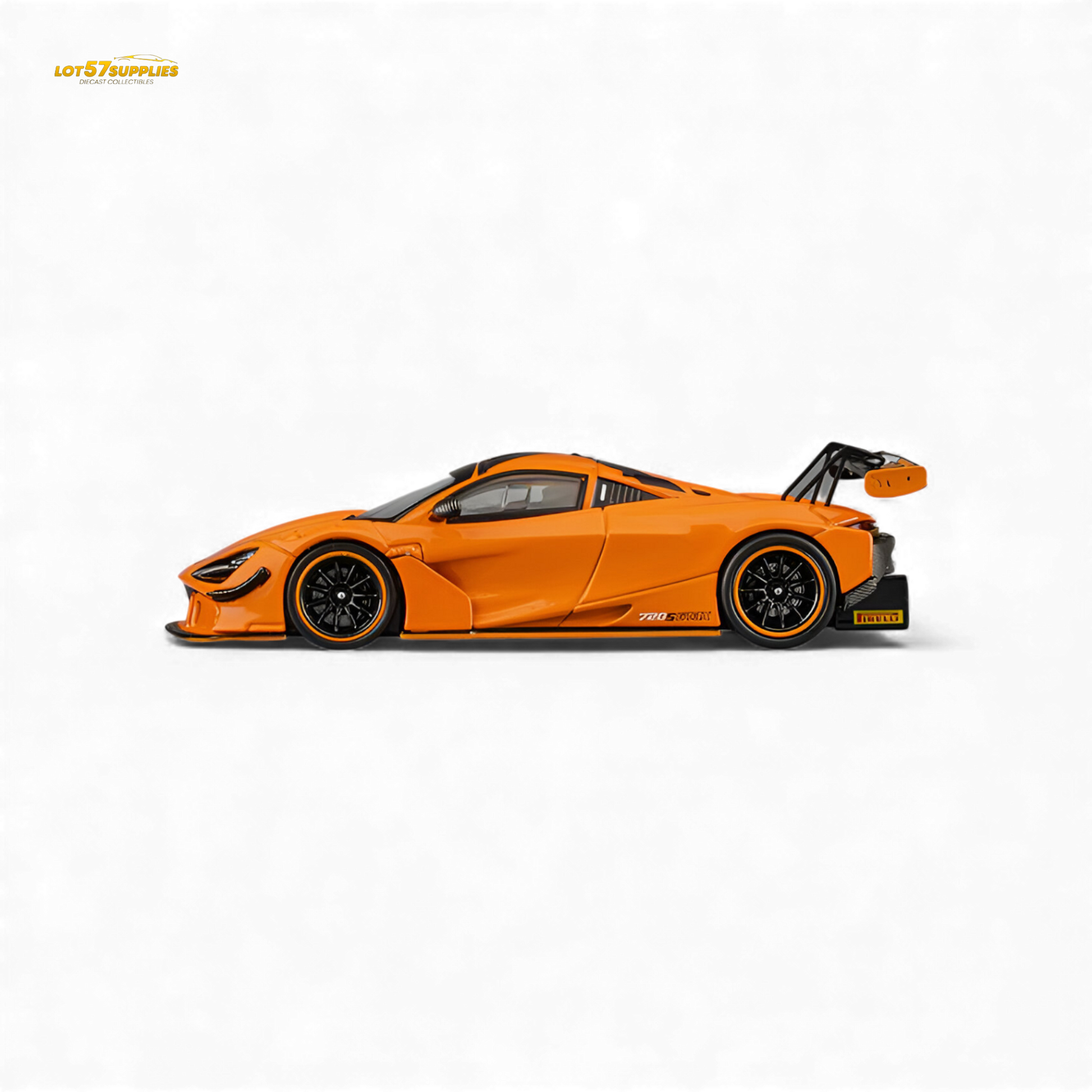 (Pre-Order) CM Model McLaren 720SGT3X - Papaya Orange 1:64