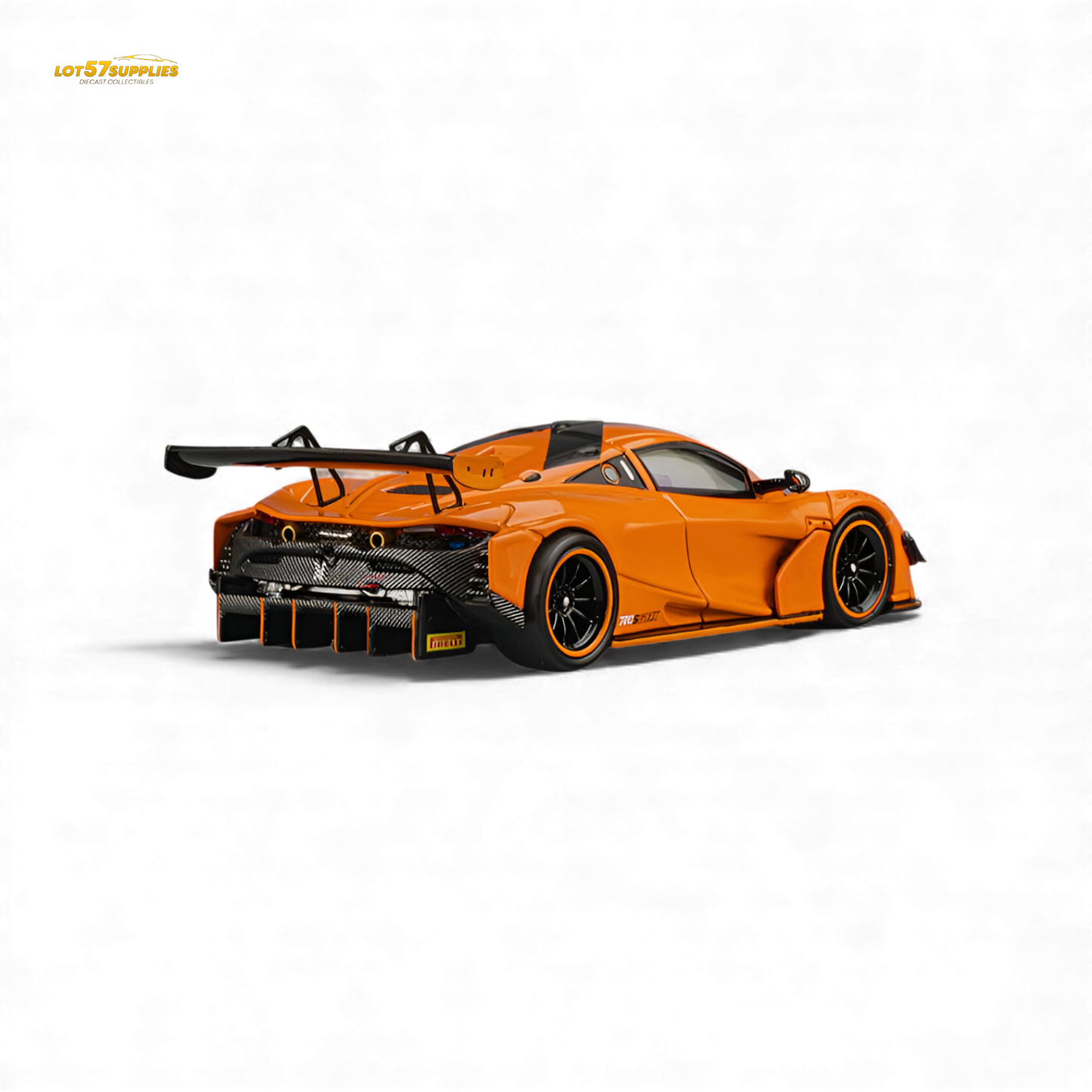 (Pre-Order) CM Model McLaren 720SGT3X - Papaya Orange 1:64