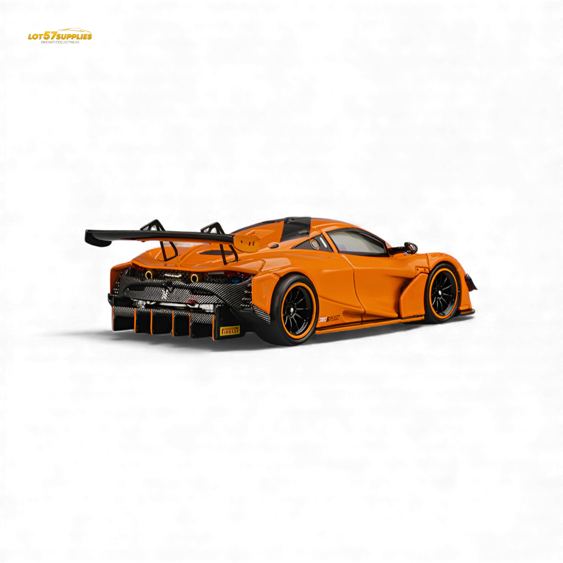 (Pre-Order) CM Model McLaren 720SGT3X - Papaya Orange 1:64