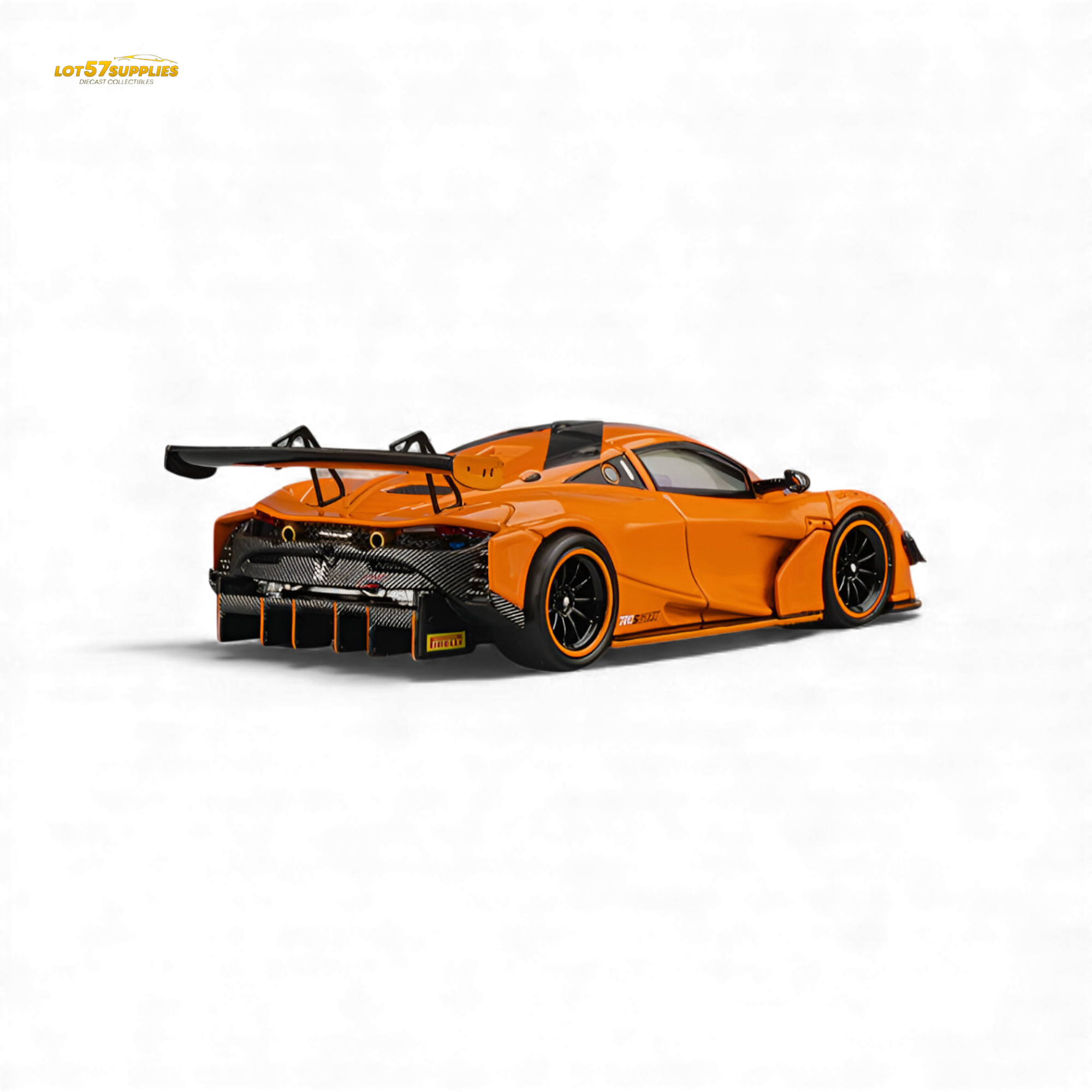 (Pre-Order) CM Model McLaren 720SGT3X - Papaya Orange 1:64