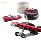 (Pre-Order) Fine Works64 Chevrolet Impala - Transparent Red Luxury - 1:64